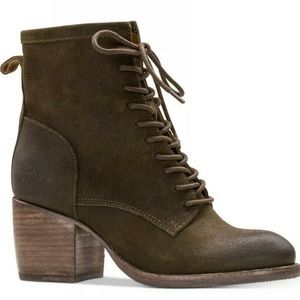 Patricia Nash Sicily Booties US size 8, Dark Olive
